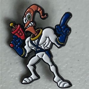 Earthworm Jim Hat Pin Lapel Video Game Gaming Hatpin Pins Hats Gamer